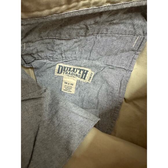 Duluth Men's Khaki Trim Fit Pants Size 38 - Picture 6 of 6